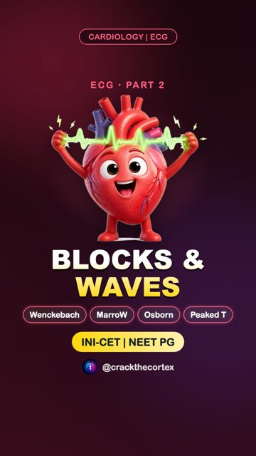Heart Blocks, Named Waves, K⁺ & Digoxin